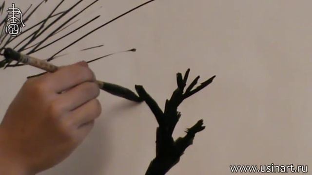Обучение рисованию деревьев при помощи живописи у-син. Часть 3 _Четыре разных ритма смотреть онлайн