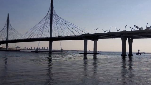 Финский залив. Станция метро Зенит. смотреть онлайн