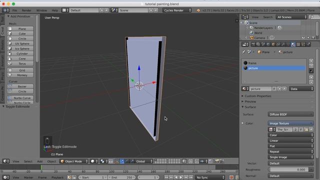 [2.79] How To Import Pictures And Paintings Into Blender смотреть онлайн