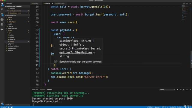 Implementing JSON WEB TOKENJWT смотреть онлайн