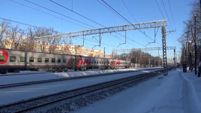 Новогодние дополнительные скорые поезда Ярославского направления МЖД 29 декабря 2018 года смотреть онлайн