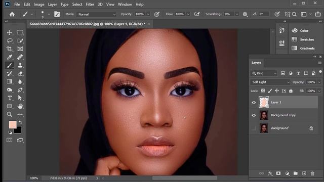 How to Change Skin Color From Dark to Light in Photoshop 2023 | কালো ছবি ফর্সা | Photo Retouching смотреть онлайн