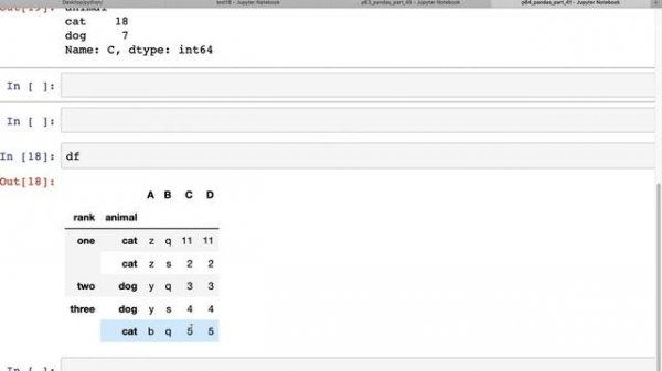 #64 Pandas (Part 41): GroupBy - 2: MultiIndex, Sort, Grouped Object in Python | Tutorial