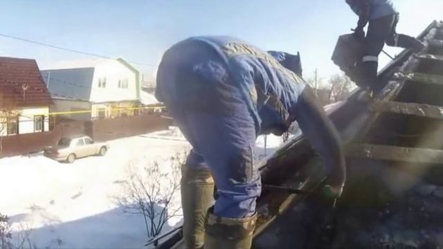 2. Демонтаж старого кровельного покрытия смотреть онлайн