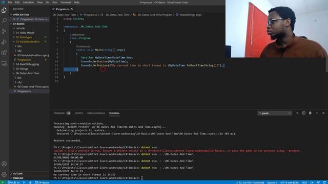 C# Basics: Working with Date and Time смотреть онлайн