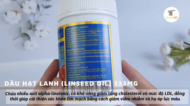 Bổ Tim Mega Omega 369 Plus Q10 Vitatree 120 Viên - HÀNG ÚC 247 смотреть онлайн