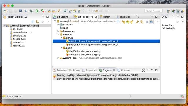 Git push o cómo publicar cambios ? смотреть онлайн