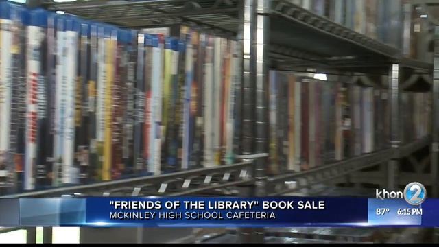 Friends of the Library book sale 2018 at McKinley High School begins Saturday смотреть онлайн