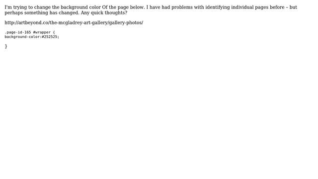 Wordpress: Page versus post ID specific CSS ID? смотреть онлайн