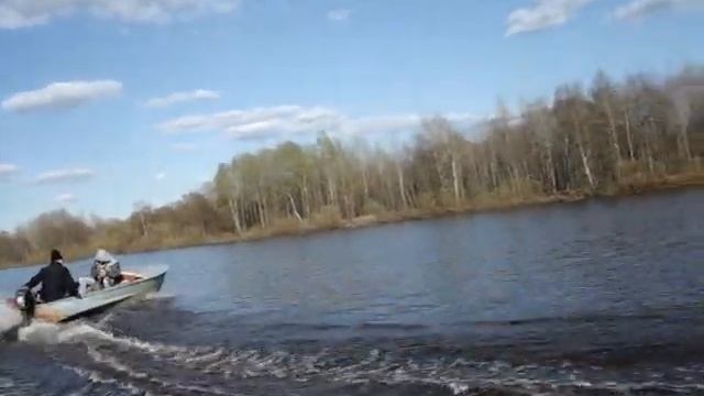 казанка м Tohatsu 18 по волне