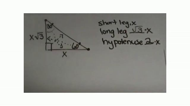 Finding Side Lengths 30-60-90 Triangle смотреть онлайн