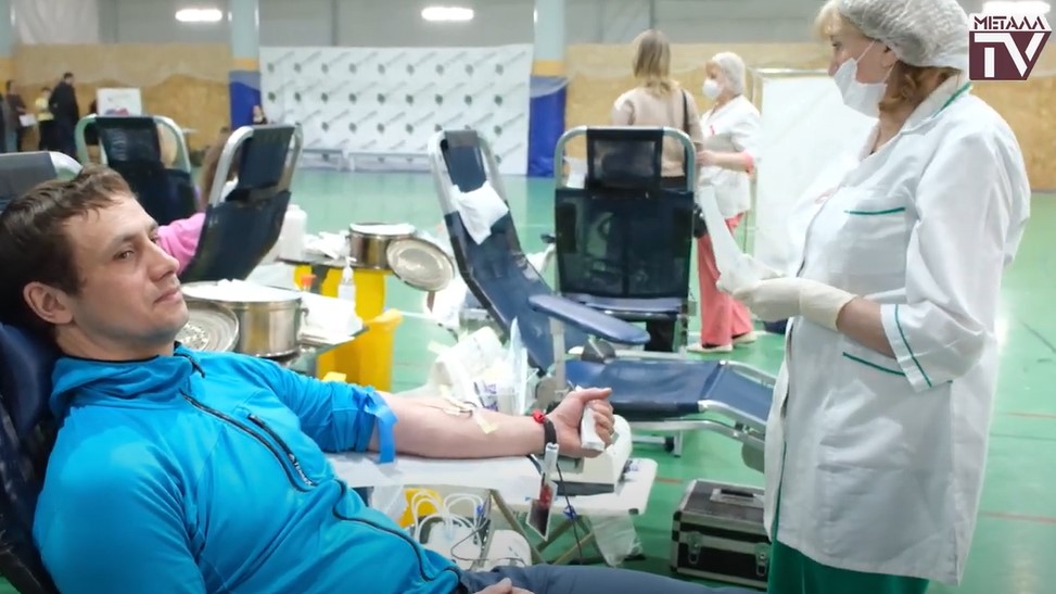 День донора в ТРК "ОКА" (г. Колпино). 1 апреля 2024 г. смотреть онлайн