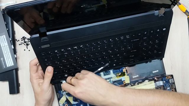КАК РАЗОБРАТЬ НОУТБУК PACKARD BELL P5WS0 \КАК ПОЧИСТИТЬ НОУТБУК PACKARD BELL P5WS0