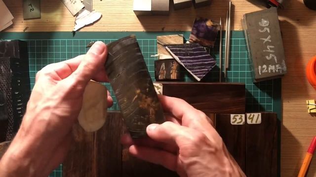 Новая распаковка материалов для ножей, бруски ironwood, бивень моржа и мамонта + мелочи смотреть онлайн