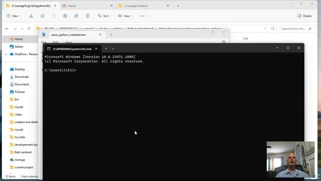 How find where python is installed with batch file смотреть онлайн