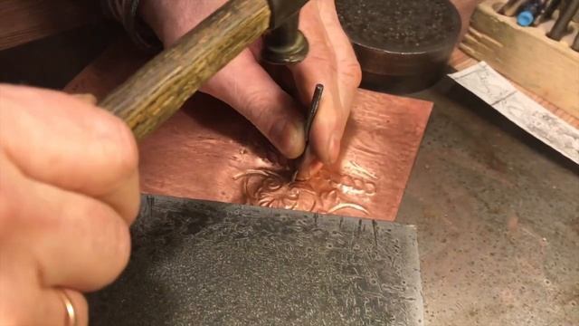 Чеканка по металлу смотреть онлайн