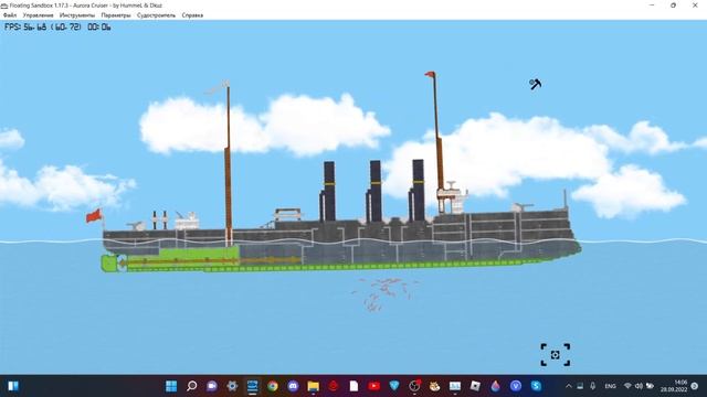 Разные корабли тонут как Титаник. №4. Floating sandbox. смотреть онлайн