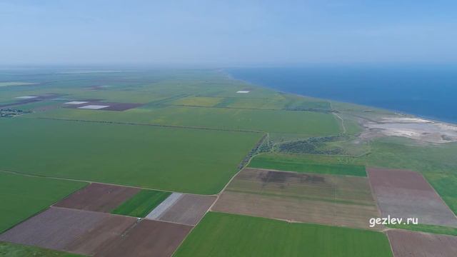 Крым, с. Огни, Раздольненский р-н, купить участки сельхозназначения, вид с высоты птичьего полета. смотреть онлайн