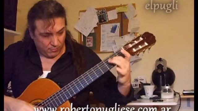 Volver - tango guitarra Roberto Pugliese (Gardel) partitura online смотреть онлайн