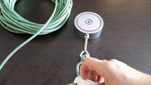 Как привязать веревку к поисковому магниту! смотреть онлайн