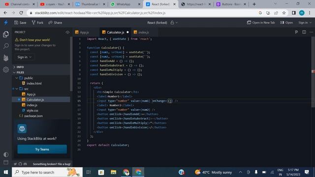 Building a Simple Calculator App in React: A Beginner's Guide with Code Examples смотреть онлайн