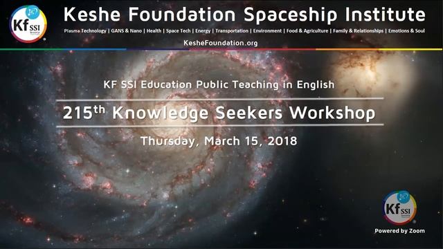 215th Knowledge Seekers Workshop - Mar 15, 2018
