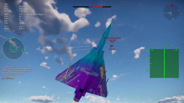 2x Mirage 2000 vs F-16, Mig-29 War thunder смотреть онлайн