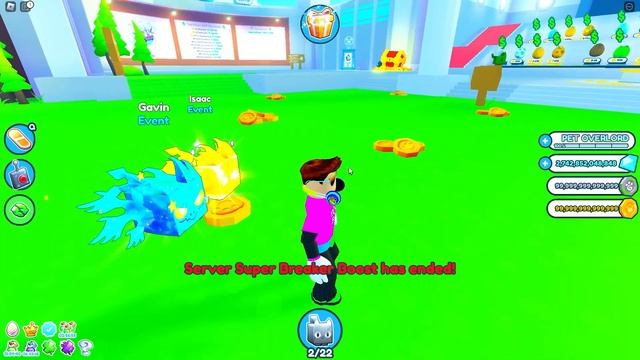 НАШЕЛ КОМЕТУ И ВЫБИЛ НОВЫХ ХУГОВ? PET SIMULATOR X В РОБЛОКС! ROBLOX смотреть онлайн