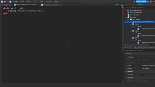 Camera Script - Roblox.