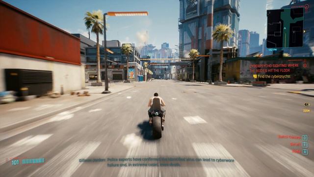 Test Motorcycle Vehicle- YAIBA KUSANAGI TYGER CLAW CUSTOM - Cyberpunk 2077