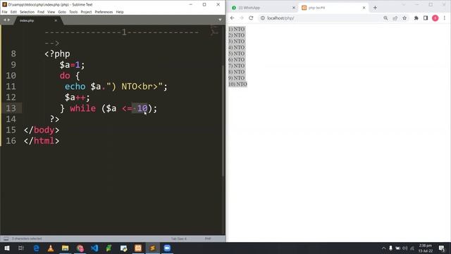 PHP( Loop || Types of Loops ||Continue & GOTO statements)? смотреть онлайн