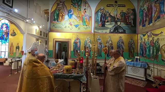 Sunday Divine Liturgy 10/9/22 20th Sunday after Pentecost смотреть онлайн