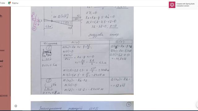 ШКБ проста, ч.2. Побудова епюр, статична рівновага смотреть онлайн
