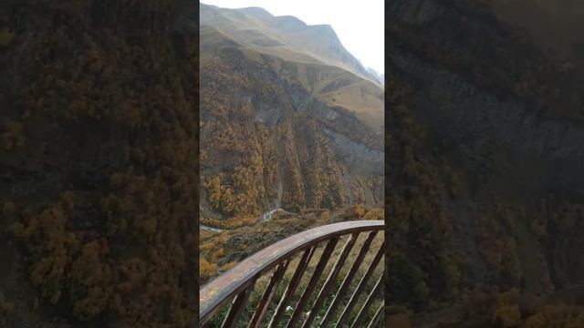 Красивый вид с высоты "Казбек" смотреть онлайн