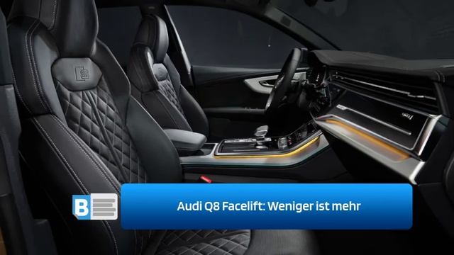 Audi Q8 Facelift Weniger ist mehr смотреть онлайн