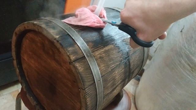 Пропаривание дубовой бочки. смотреть онлайн