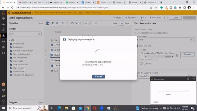 RPA - Automation Anywhere |Automation 360 | XML Part 2 -A360 (A2019) смотреть онлайн