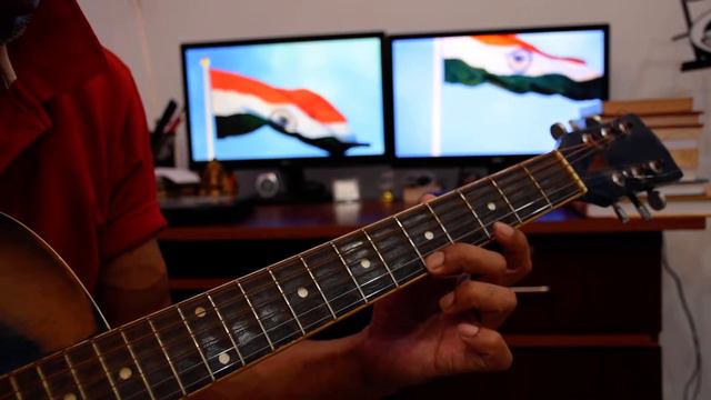 Jana Gana Mana in Guitar Tabs // National Anthem of India смотреть онлайн