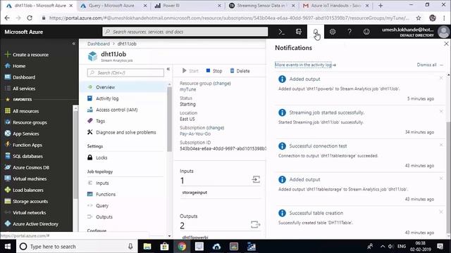 Azure IoT HuB & Power BI смотреть онлайн