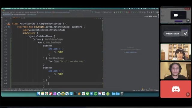 Android Codelabs Together - Jetpack Compose Day 2 - Layouts in Jetpack Compose смотреть онлайн