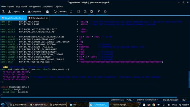 Форк CryptoNote с нуля Урок 3 Создание Хеша и перекомпиляция смотреть онлайн