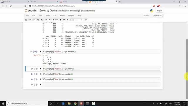 Group by Clause for a Pandas Dataframe смотреть онлайн