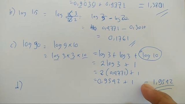 JIKA Log 2 = 0,3010 DAN Log 3 = 0,4771 MAKA TENTUKAN .... смотреть онлайн