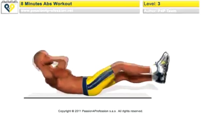 Лучшие упражнения для брюшного пресса (Уровень 3) смотреть онлайн