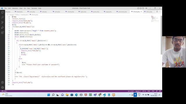 Introduction to SMAIL and creating Registration, Login pages using HTML, CSS, PHP. смотреть онлайн