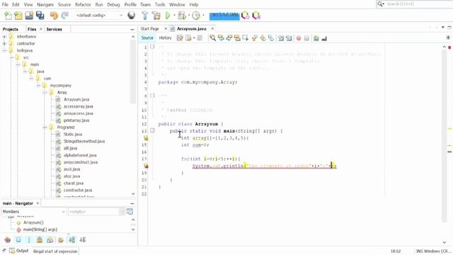 Sum of Arrays in Java смотреть онлайн