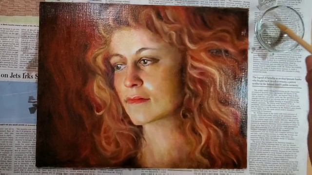 5-min Art Byte - Oiling Out an Oil Painting | Demo смотреть онлайн