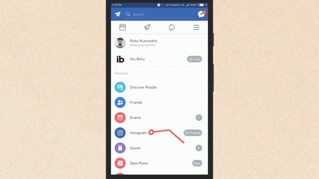 How To Open your Instagram Directly From Facebook App смотреть онлайн