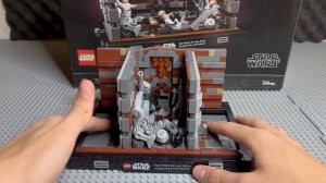 Обзор на набор LEGO STAR WARS  Star Wars 75339 Диорама «Уплотнитель мусора на Звезде Смерти»