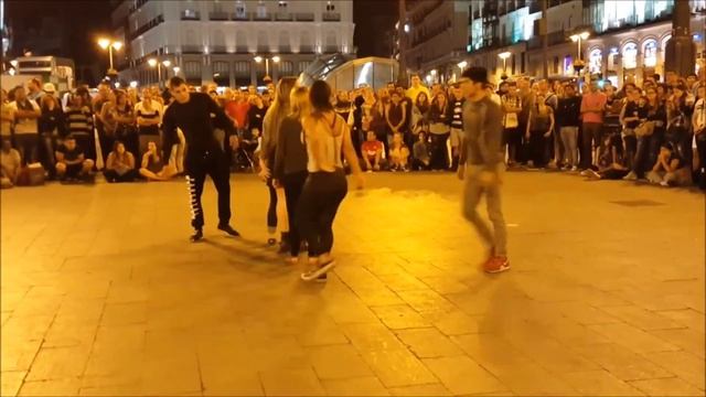 STREET SHOW BREAKDANCE PUERTA DE SOL MADRID смотреть онлайн